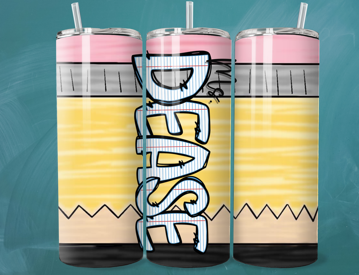 Personalized Pencil Tumbler