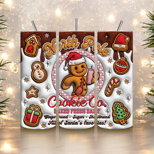 North Pole Cookie Co Tumbler