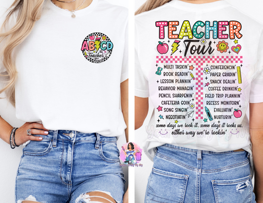 Teacher Tour Shirt