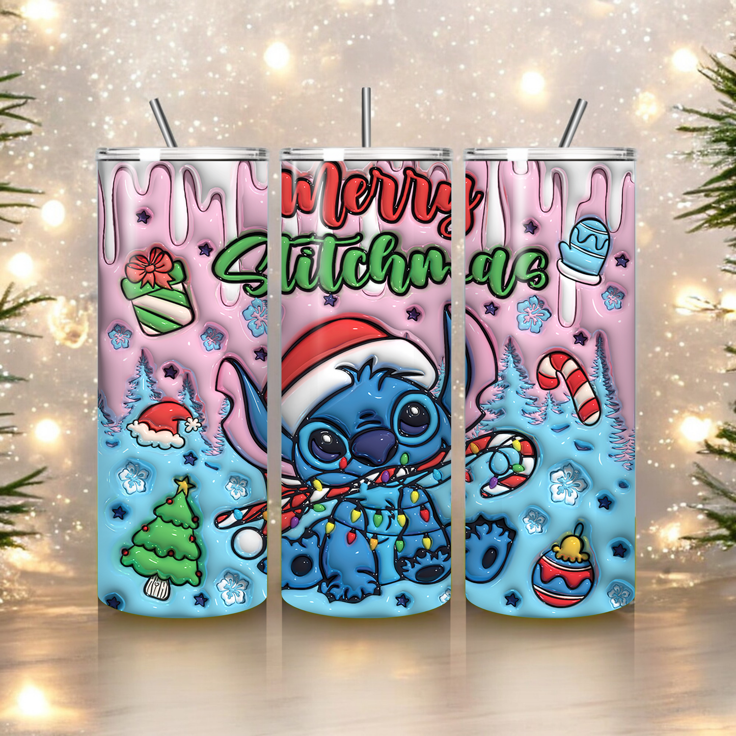 Merry Stitchmas Tumbler