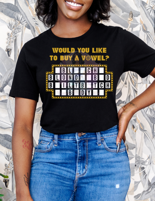 Would you like to buy a vowel?